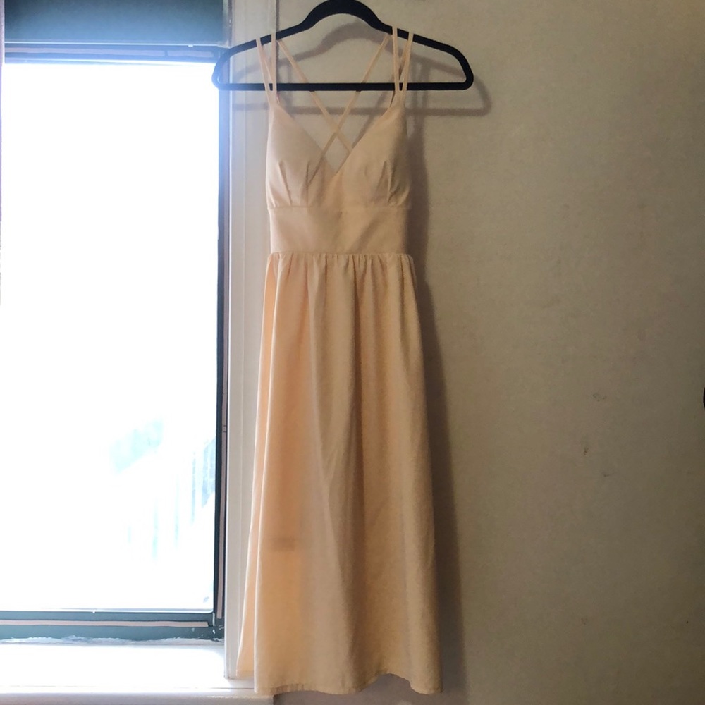 Tipilly Midi Length Low Back Strappy Dress